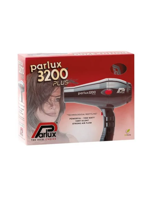 Parlux Фен 3200 PLUS красный, черный, фото 2