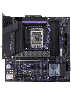 Материнская плата COLORFIRE B760M-MEOW WIFI D5 PURPLE LGA170 Colorful 265283411 купить за 14 774 ₽ в интернет-магазине Wildberries