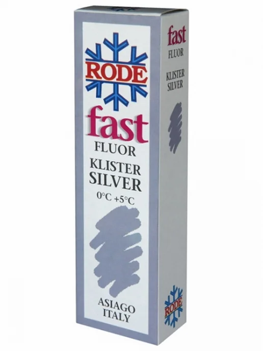 Rode Мазь держания жидкая FAST KLISTER SILVER 0 +5 для лыж 60г, 60 г, фото 2