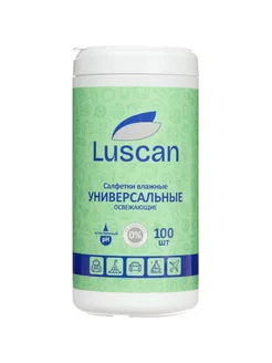 Универсальные влажные салфетки в банке Luscan 265309376 купить за 420 ₽ в интернет-магазине Wildberries