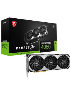 Видеокарта RTX 4060 Ti 8ГБ (RTX 4060 Ti VENTUS 3X E 8G) MSI 265313851 купить за 44 245 ₽ в интернет-магазине Wildberries