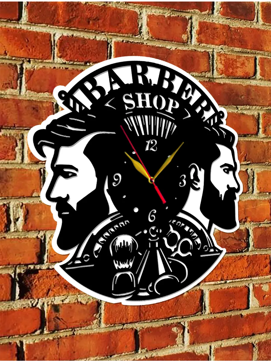 Настенные часы Барбершоп, часы барберу — фото 6