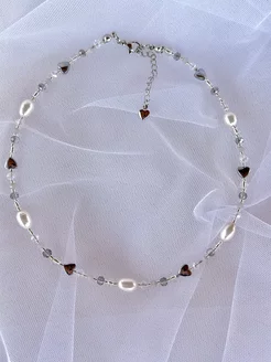 Чокер с натуральным жемчугом и гематитом ANNAPASHA _Jewelry 265367419 купить за 510 ₽ в интернет-магазине Wildberries