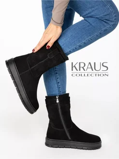 Ботинки зимние угги на платформе Kraus Collection 265367525 купить за 5 545 ₽ в интернет-магазине Wildberries