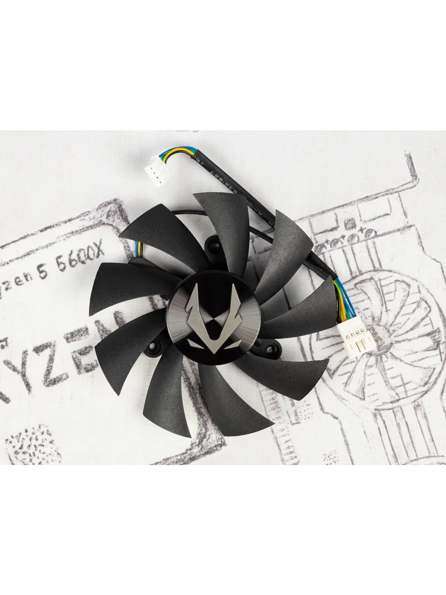 ZOTAC Вентилятор RTX 2060 Super 2070 2080 GTX 1660 Ti 87мм