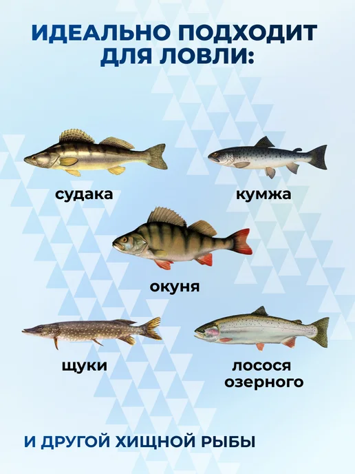 Катушка для зимней рыбалки Apex LH, синий, фото 3