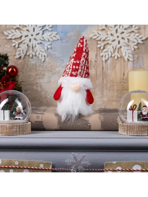 ProMarket2 Светодиодная фигура «Гном в колпаке» 6.5 × 17 × 6.5 см, 6.5x17, фото 2