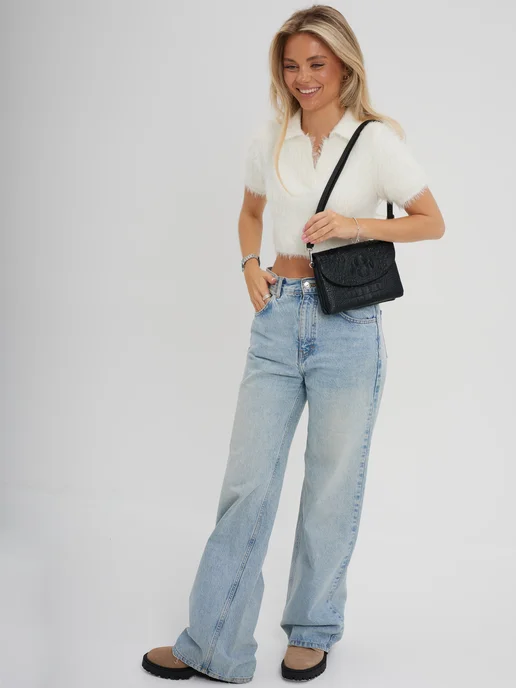 Bolder Bags Сумка через плечо маленькая кросс-боди клатч, черный, фото 3