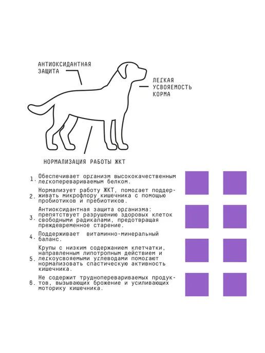 Сухой корм AJO Dog Sense для собак, чувствительное пищеварение, 2 кг, фото 6