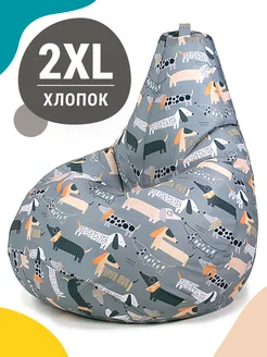 Кресло мешок груша XXL жаккард, озорные таксы MyPuff 265554250 купить за 4 367 ₽ в интернет-магазине Wildberries