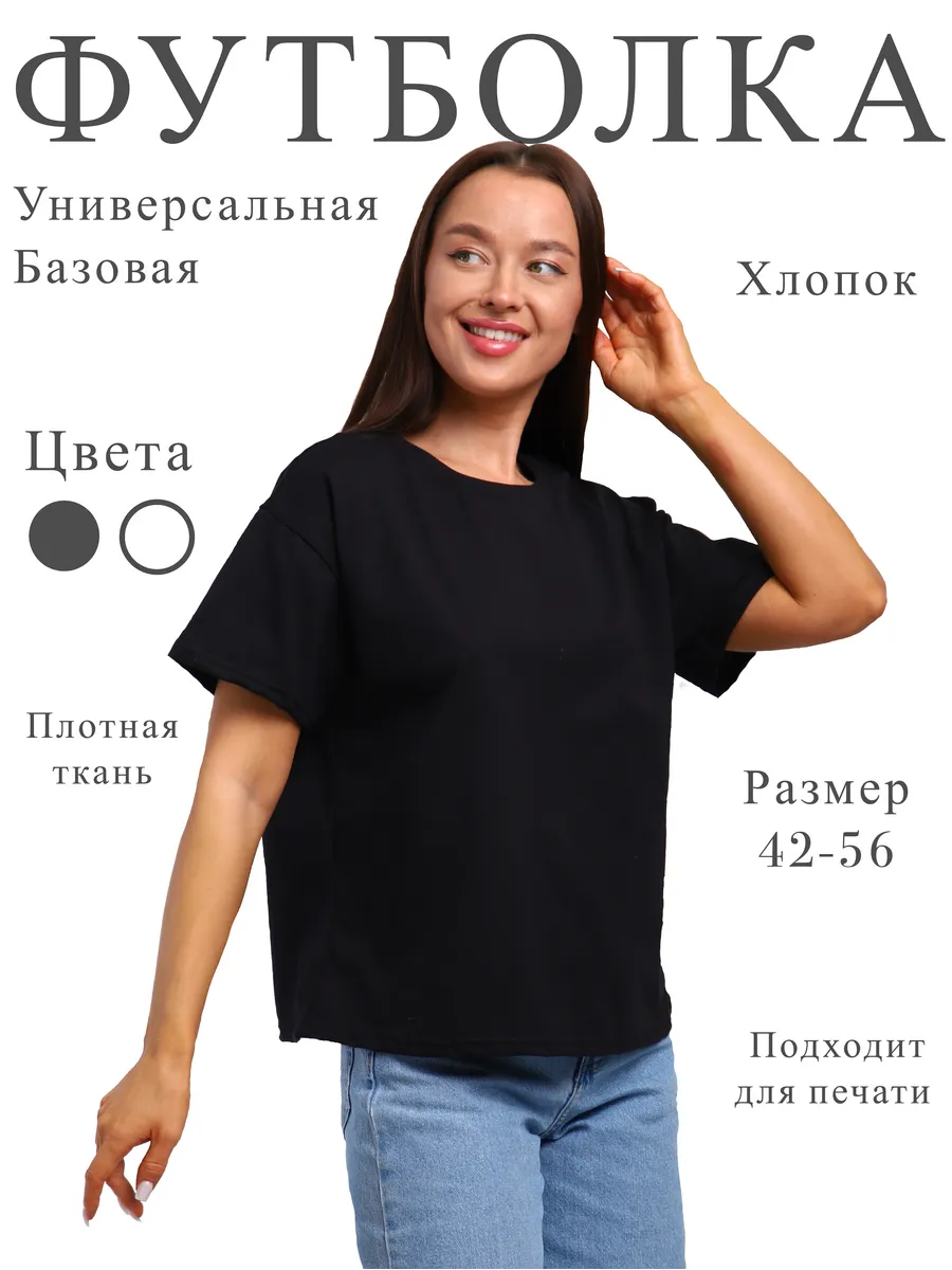 Футболка базовая хлопок