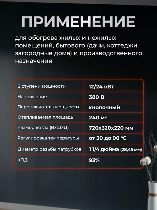 Ресурс ТМ Котел отопления электрический ЭВПМ 15 кВт, 24, фото 4