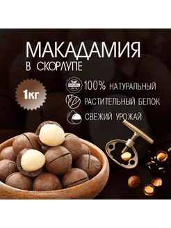 Макадамия орех в скорлупе 1 кг, макадамия 1000 г