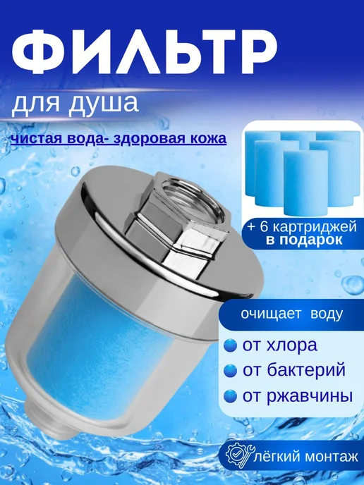 FilterWave фильтр для душа от жесткости и ржавчины, вариант