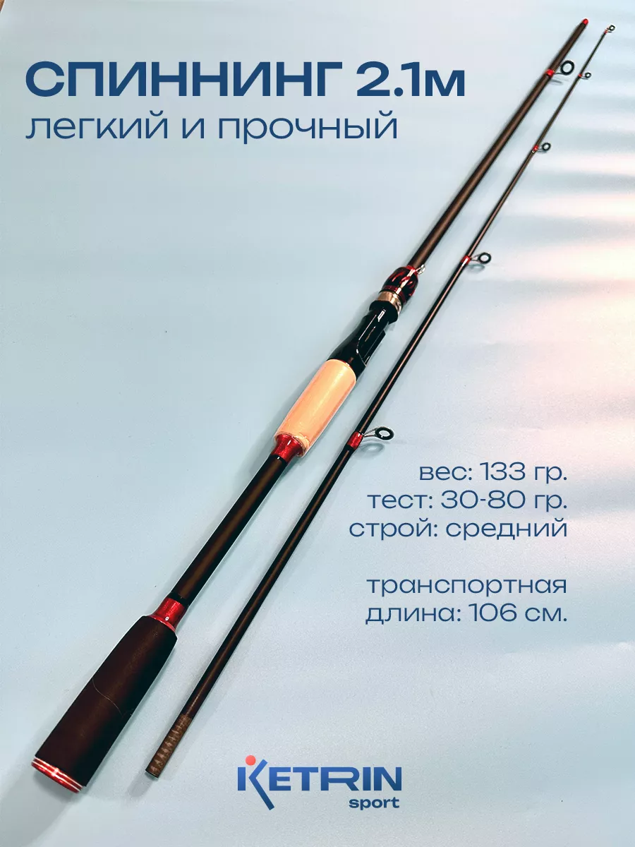 Спиннинг для рыбалки 2.1