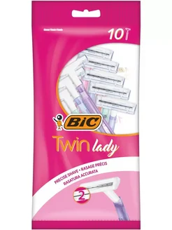 Одноразовая бритва BIC Twin Lady 2 лезвия 10 шт