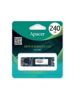 Накопитель SSD Apacer M.2 2280 240GB (AP240GAST280-1) Apacer 265715590 купить за 2 455 ₽ в интернет-магазине Wildberries