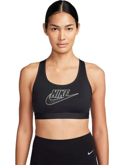 Топ Swoosh Medium-Support Padded Logo Sports Bra