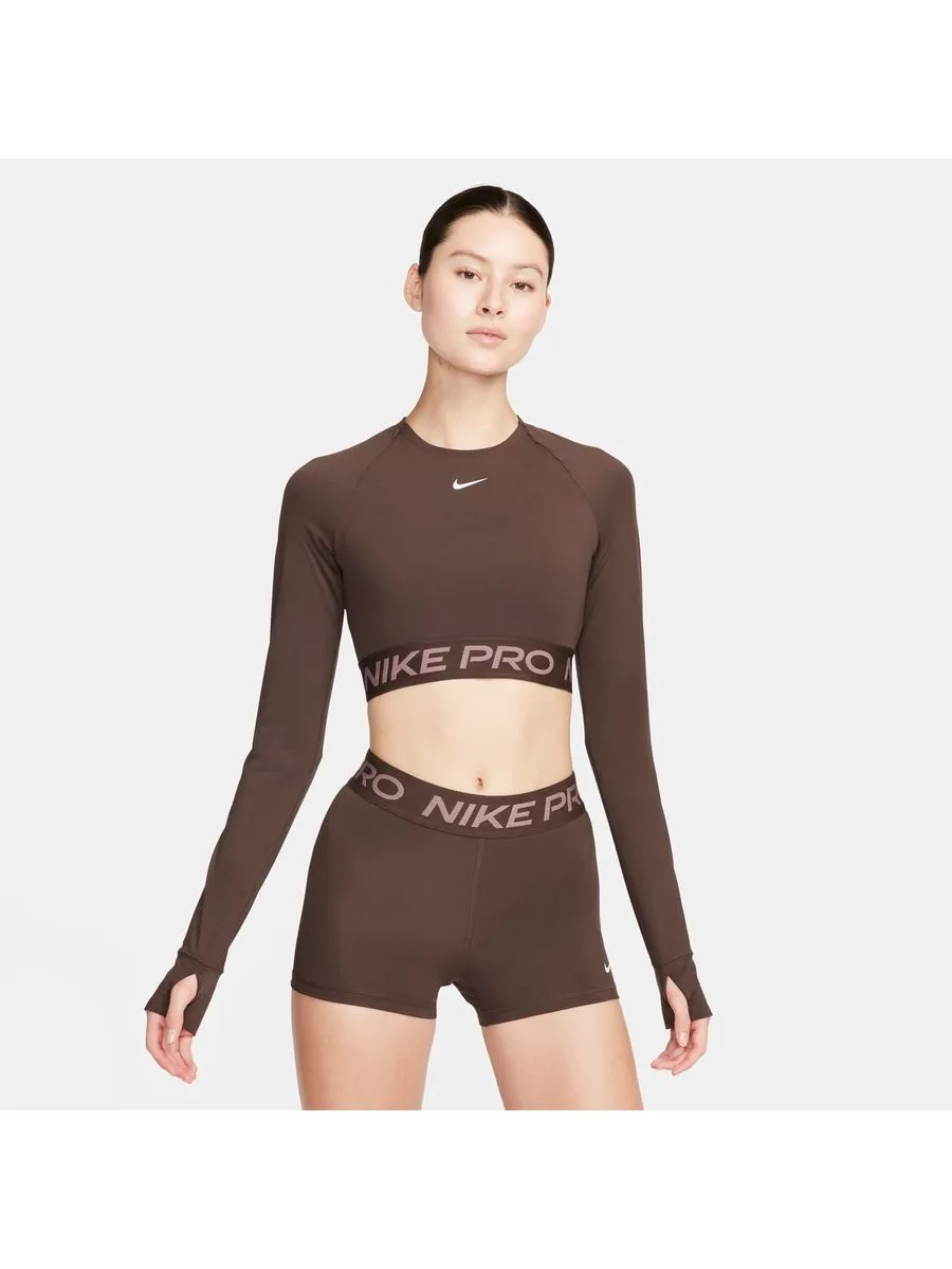 Pro Dri FIT Cropped Long Sleeve Top Nike 265820194 Wildberries