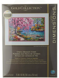 Набор для вышивания Dimensions Cherry Blossom Creek 35374 Dimensions 265840323 купить за 4 291 ₽ в интернет-магазине Wildberries