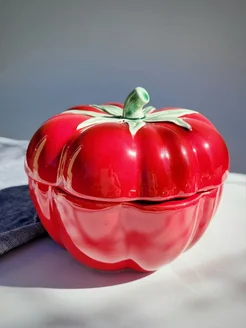 Кастрюля с крышкой, для подачи "Tomato" 800 мл., 16 см Casa DI FORTUNA 265843830 купить за 1 938 ₽ в интернет-магазине Wildberries