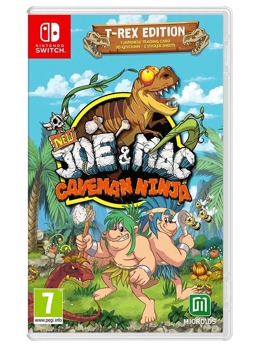 New Joe And Mac Caveman Ninja для Switch (Русские субтитры)