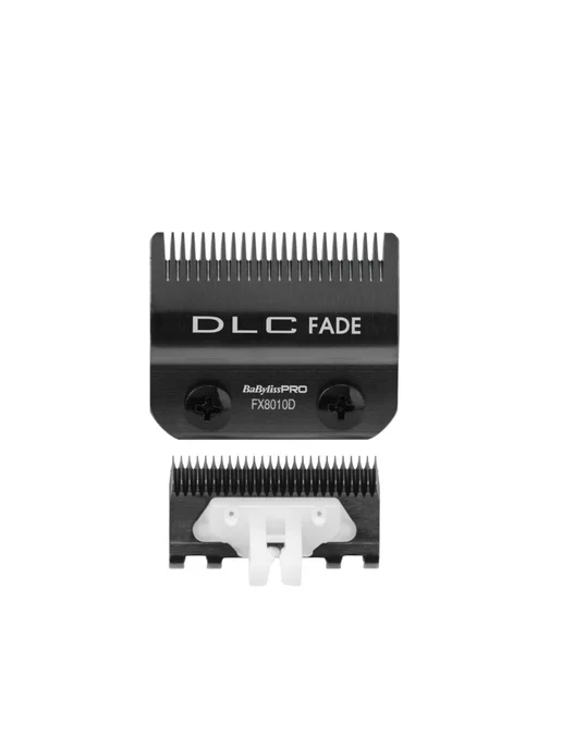 Нож для машинки BaByliss PRO FX8010DE DLC Fade Blade, фейдовый, 45 мм, покрытие DLC, регулировка zero-gap, черный, черный