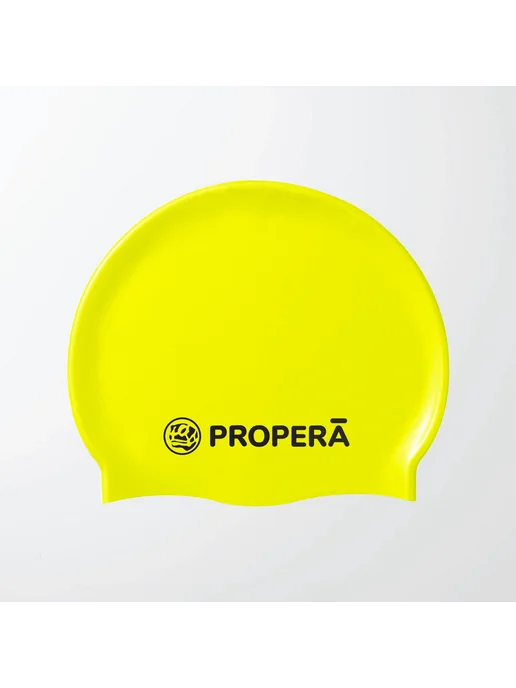 PROPERĀ Шапочка для бассейна детская силиконовая, желтый, фото 2