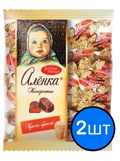 Конфеты Аленка крем-брюле (овал), 250г х 2шт