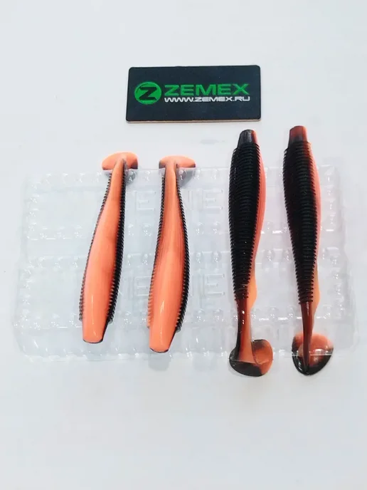 zemeх Силиконовая приманка для рыбалки .125 мм.Цвет LS 14. 4шт, 4 шт, фото 6