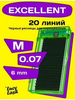 Le Maitre ресницы Excellent M 0.07 6 мм