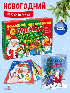 Большой Новогодний подарок книг для детей Чемоданчик №4