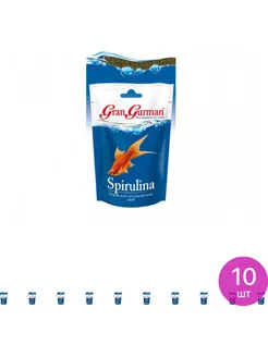 Корм Gran Gurman Spirulina с повышенным (комплект из 10 шт)