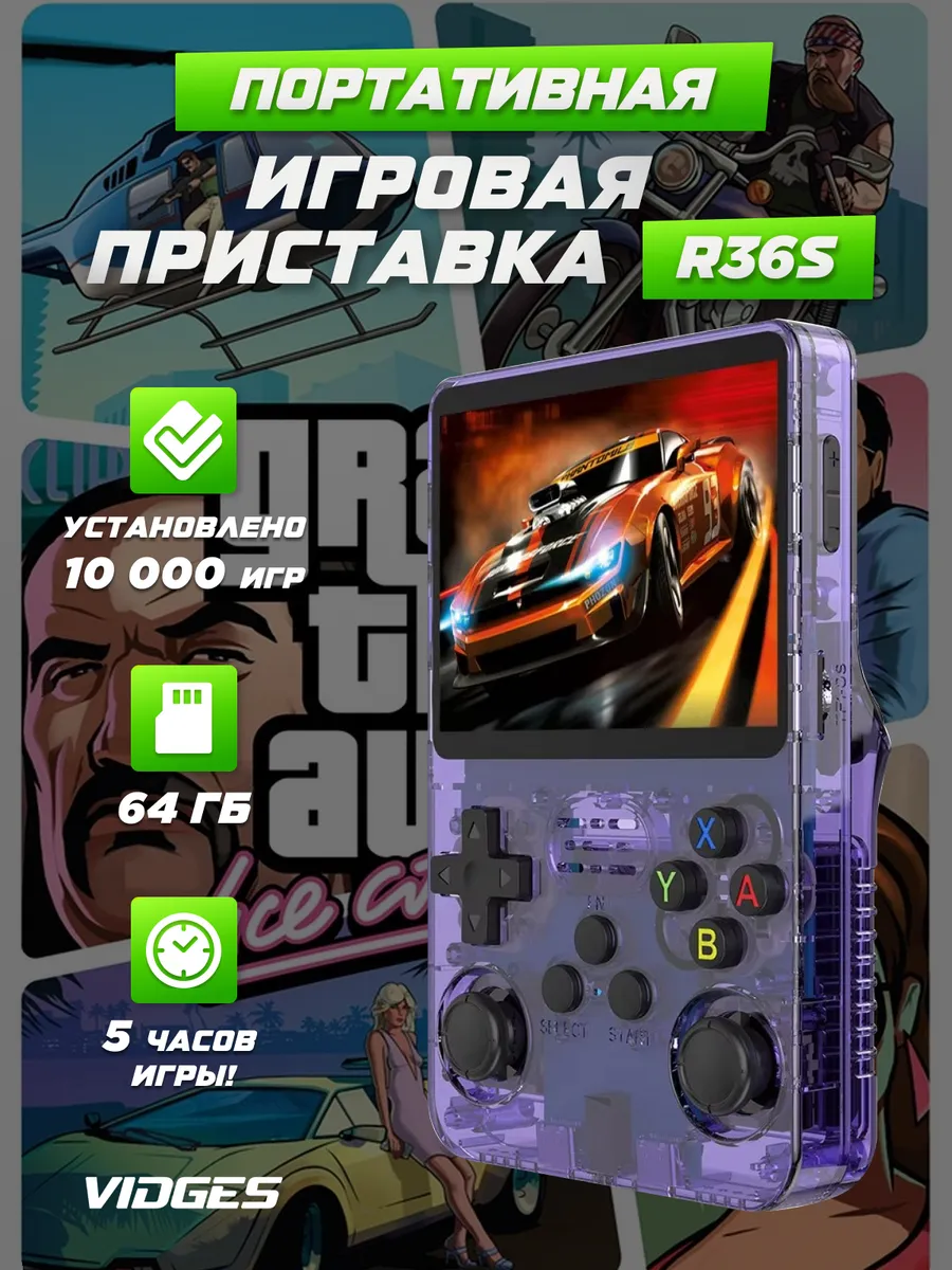 Портативная игровая приставка R36S