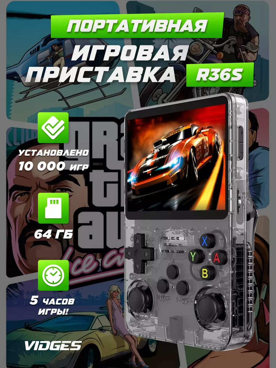 Портативная игровая приставка R36S