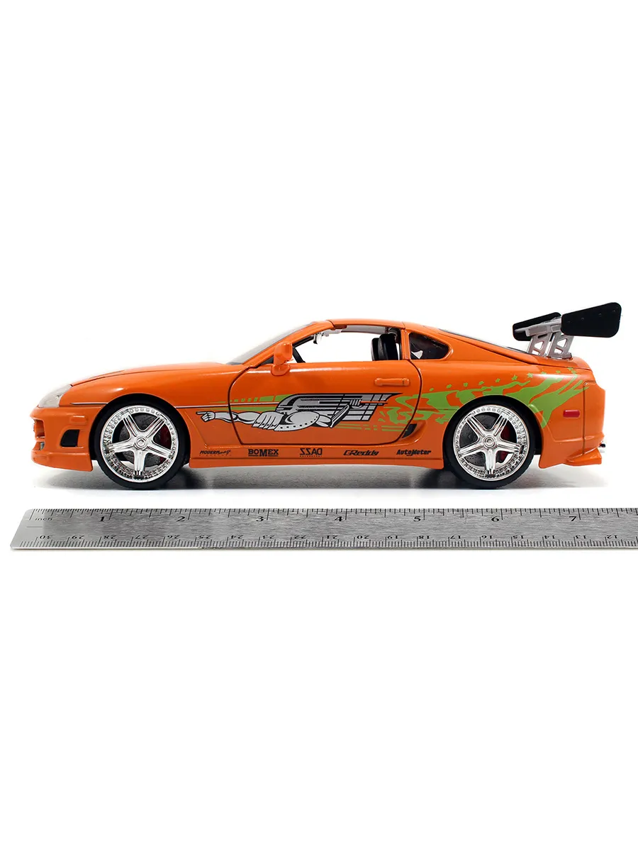 Модель Машинки Форсаж 1:24 FF 1995 Toyota Supra-Orange 97168