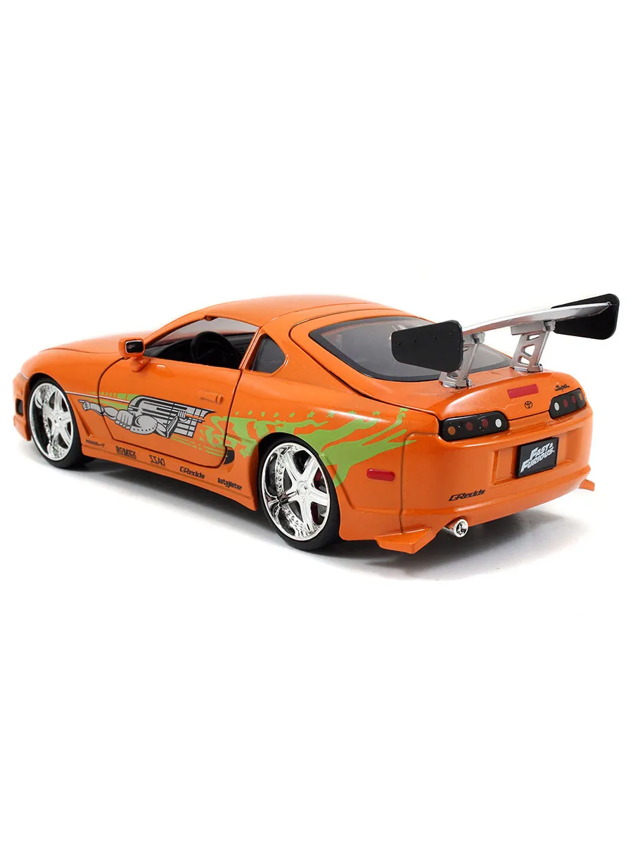 Модель Машинки Форсаж 1:24 FF 1995 Toyota Supra-Orange 97168