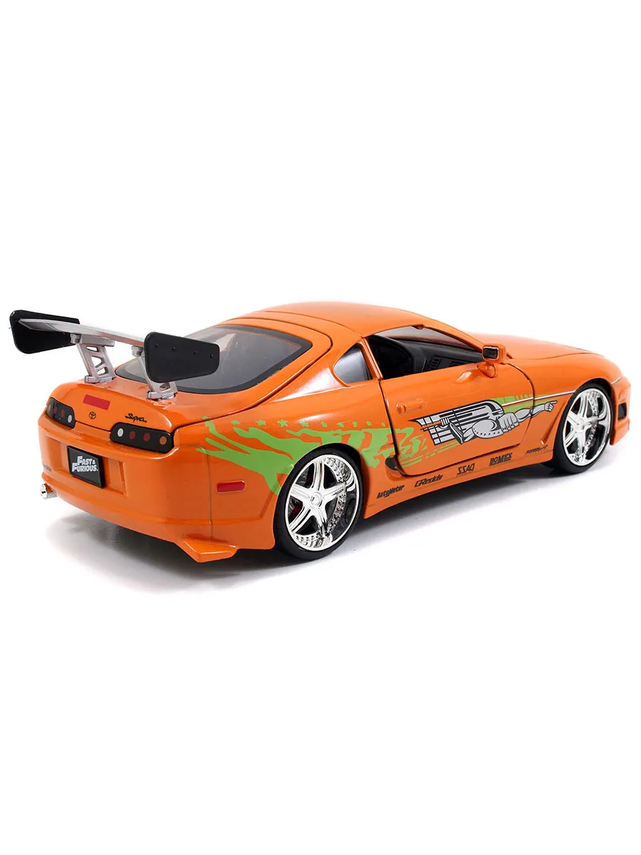 Модель Машинки Форсаж 1:24 FF 1995 Toyota Supra-Orange 97168