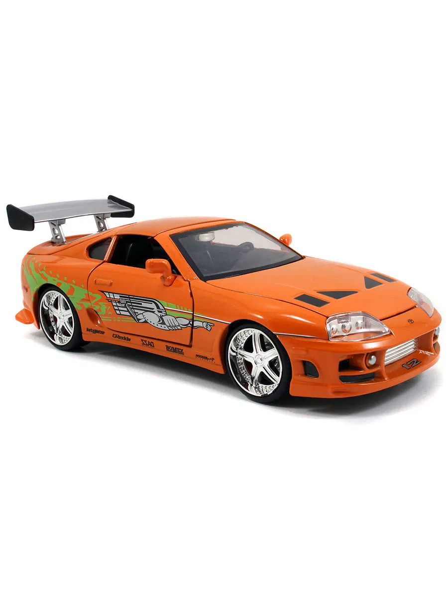 Модель Машинки Форсаж 1:24 FF 1995 Toyota Supra-Orange 97168