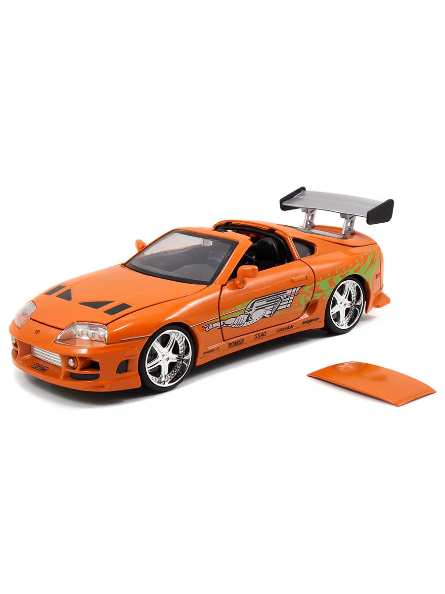 Модель Машинки Форсаж 1:24 FF 1995 Toyota Supra-Orange 97168