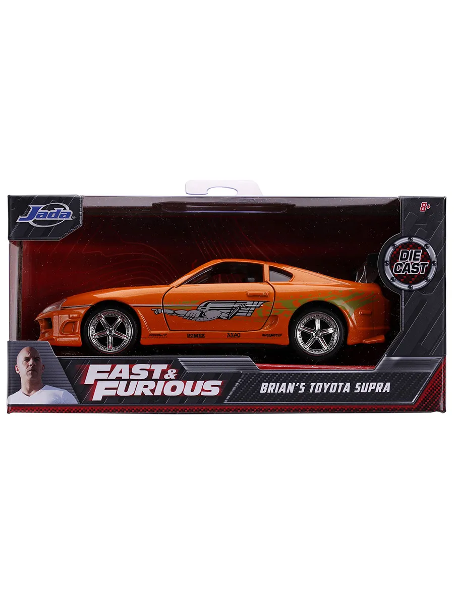 Модель Машинки Форсаж 1:32 FF 1995 Toyota Supra - Orange