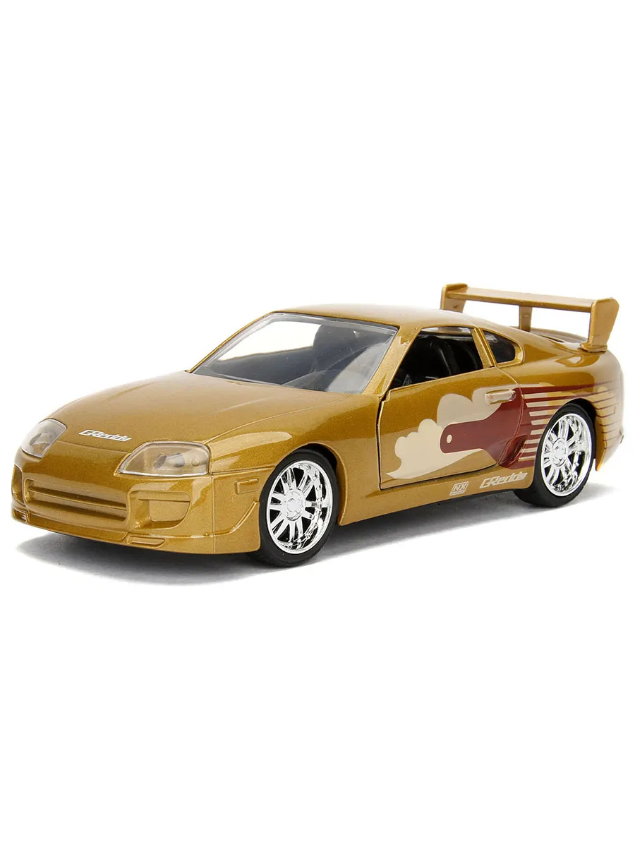 Модель Машинки Форсаж 1:32 FF 1995 Toyota Supra - Gold 99542