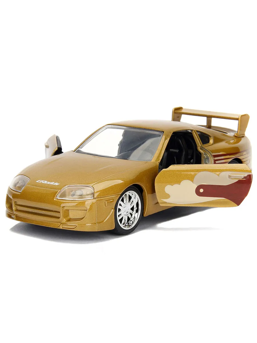 Модель Машинки Форсаж 1:32 FF 1995 Toyota Supra - Gold 99542