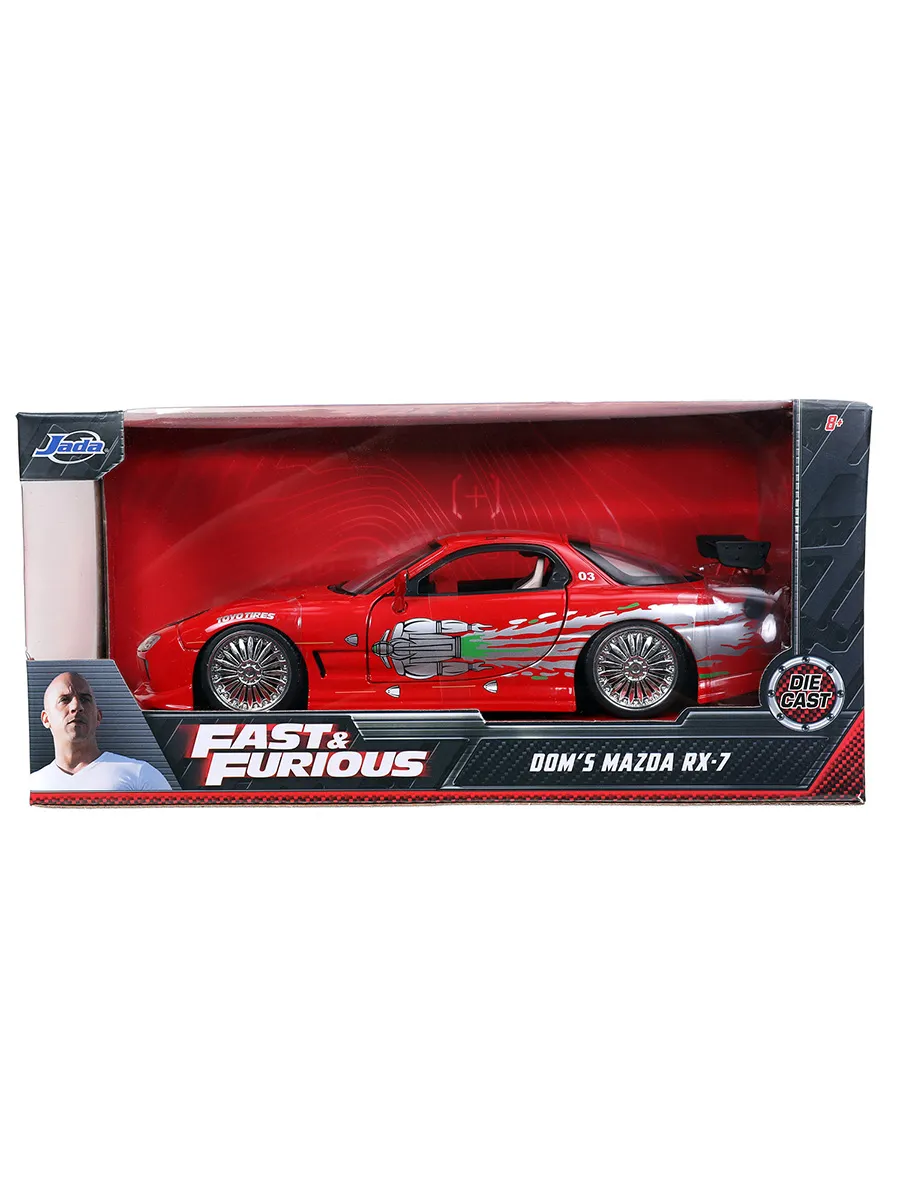 Модель Машинки Форсаж 1:24 FF 1993 Mazda RX-7 FD3S-Wide Body Модель Машинки Форсаж 1:24 FF 1993 Mazda RX-7 FD3S-Wide Body