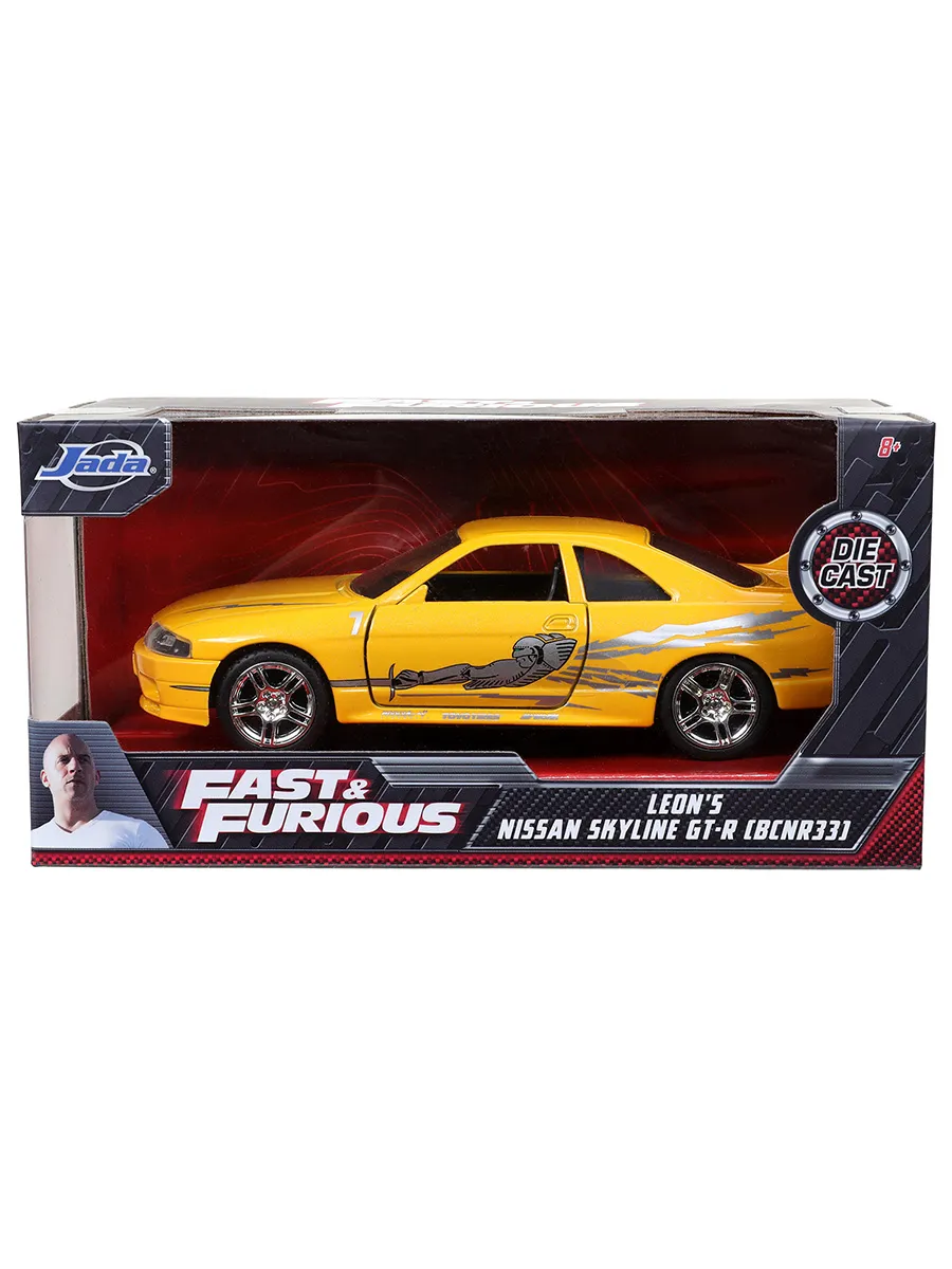 Модель Машинки Форсаж 1:32 FF 1995 Nissan Skyline GTR (R33)