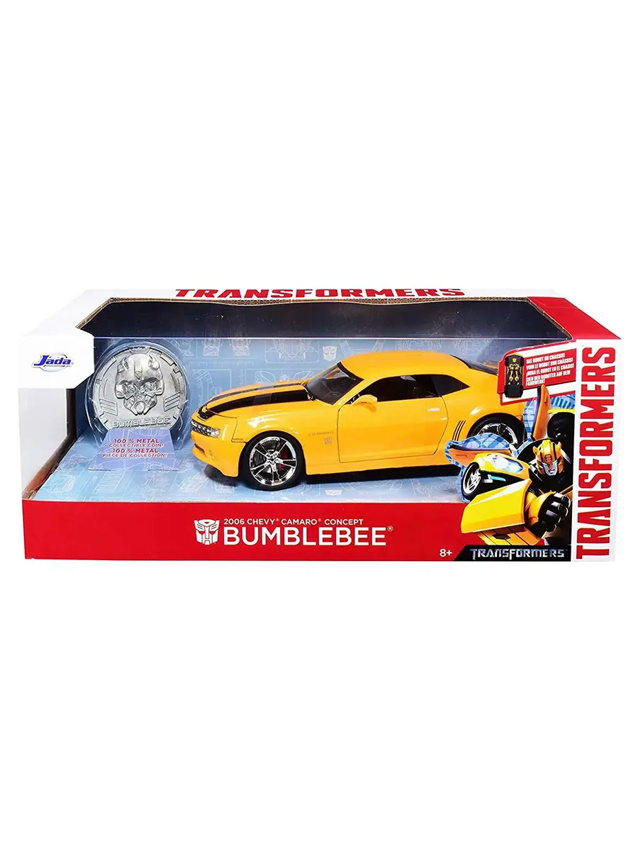 Машинка 1:24 Трансформеры 2006 Chevrolet Camaro Bumblebee