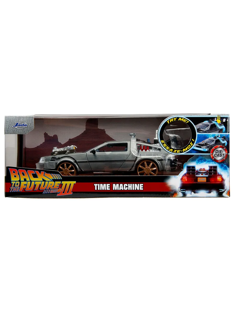 Модель Машинки 1:24 Time Machine Назад в будущее
