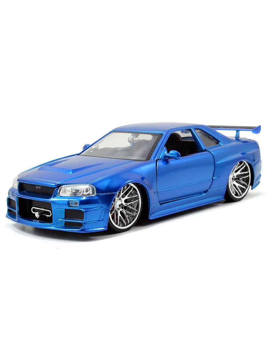 Модель Машинки Форсаж 1:24 FF 2002 Nissan Skyline GT-R R34