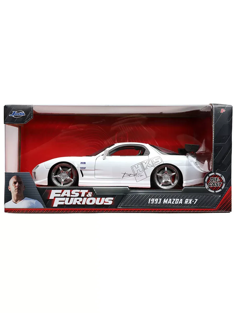 Модель Машинки Форсаж 1:24 FF 1993 Mazda RX-7 FD3S-Wide Body