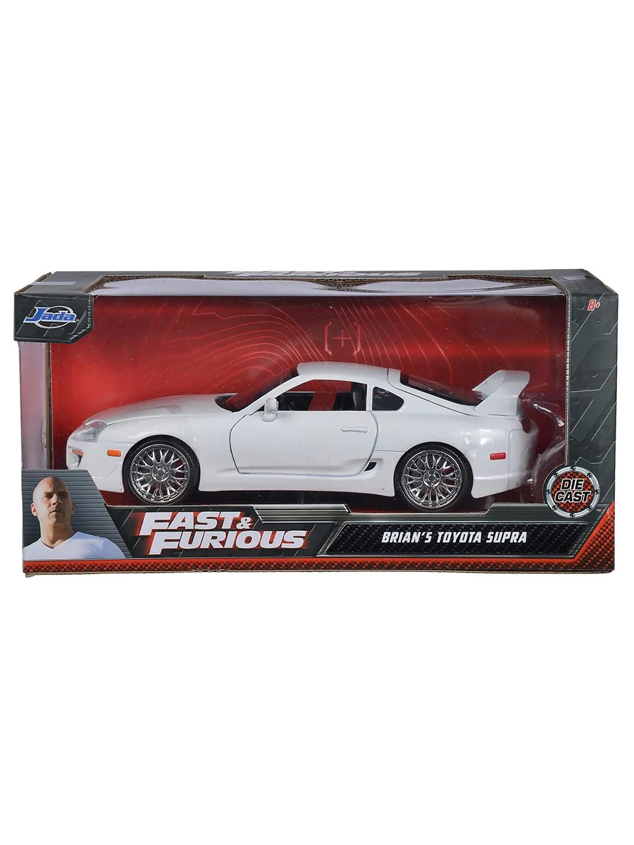 Модель Машинки Форсаж 1:32 1995 Toyota Supra-White
